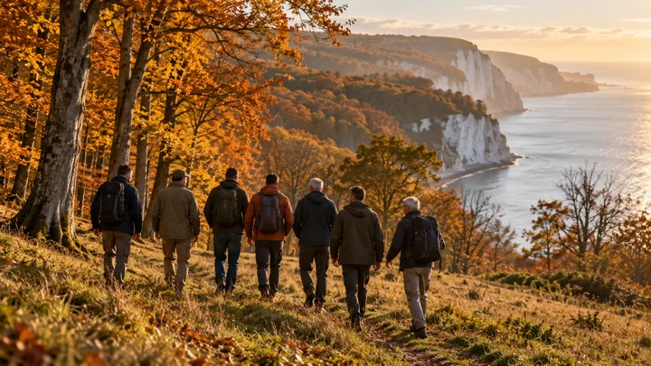 Männer gemeinsam in der Natur